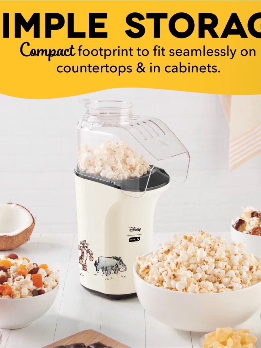 NEW Disney Winnie The Pooh Popcorn Maker - Picture 4 of 15